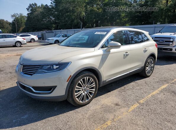 2LMPJ6LRXJBL29121 2018 LINCOLN MKX Бежевый Передняя левая четверть