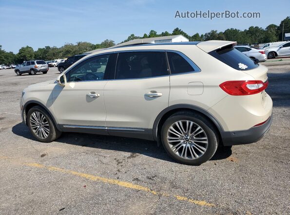 2LMPJ6LRXJBL29121 2018 LINCOLN MKX Бежевый Задняя левая четверть