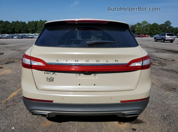 2LMPJ6LRXJBL29121 2018 LINCOLN MKX Бежевый Вид сзади