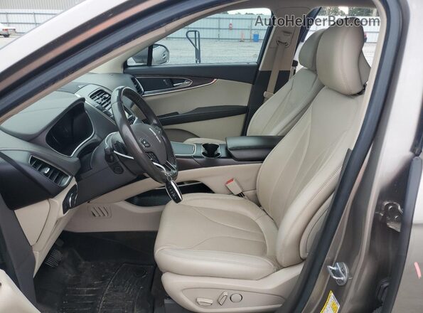 2LMPJ8LR0JBL19516 2018 LINCOLN MKX Beige Widok wnętrza z przodu
