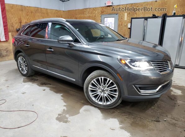2LMPJ8LR7JBL19643 2018 LINCOLN MKX Серый Передняя правая четверть