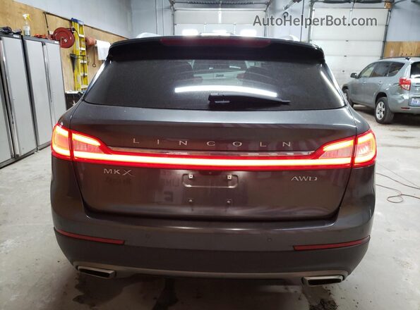 2LMPJ8LR7JBL19643 2018 LINCOLN MKX Серый Вид сзади