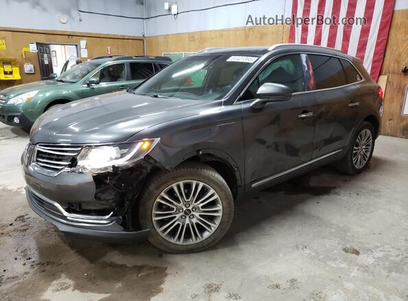 2LMPJ8LR7JBL19643 2018 LINCOLN MKX Серый Передняя левая четверть
