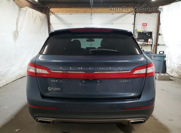 2LMPJ8LRXJBL29907 2018 LINCOLN MKX Синий Вид сзади