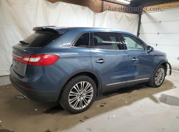 2LMPJ8LRXJBL29907 2018 LINCOLN MKX Синий Задняя правая четверть