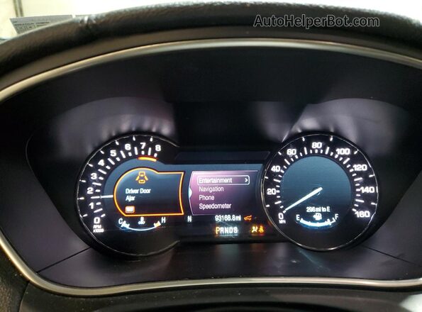 2LMPJ8LRXJBL29907 2018 LINCOLN MKX Синий Вид щитка приборов