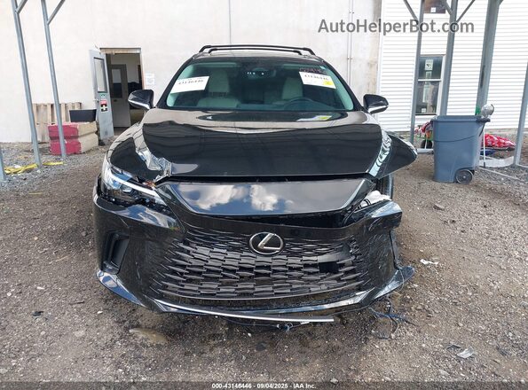 2T2BAMCA4RC063523 2024 LEXUS RX 350 Black Widok zestawu wskaźników
