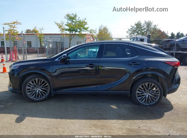 2T2BBMCA0PC013311 2023 LEXUS RX Black Widok wnętrza z tyłu