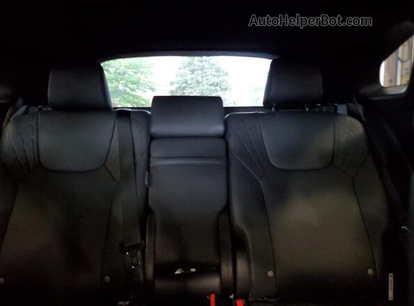 2T2BBMCA9SC067327 2025 LEXUS RX Black Вид задніх сидінь