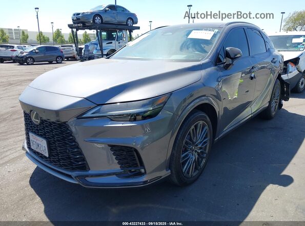 2T2BCMEA8PC002664 2023 LEXUS RX 500H Gray Առջևի ձախ երեք քառորդ տեսարան