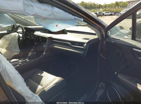 2T2BGMCA2GC006054 2016 LEXUS RX 450H Бордовый Вид салона спереди