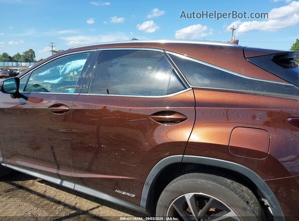 2T2BGMCA2GC006054 2016 LEXUS RX 450H Бордовый 