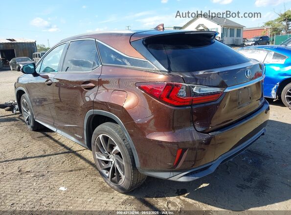 2T2BGMCA2GC006054 2016 LEXUS RX 450H Бордовый Задняя левая четверть
