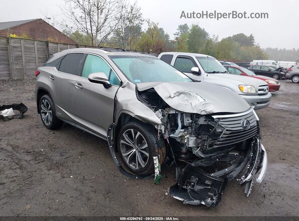2T2BGMCA6KC038708 2019 LEXUS RX 450H Gold Przód prawy