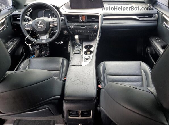 2T2BZMCA3JC158149 2018 LEXUS RX Black Vista del salpicadero