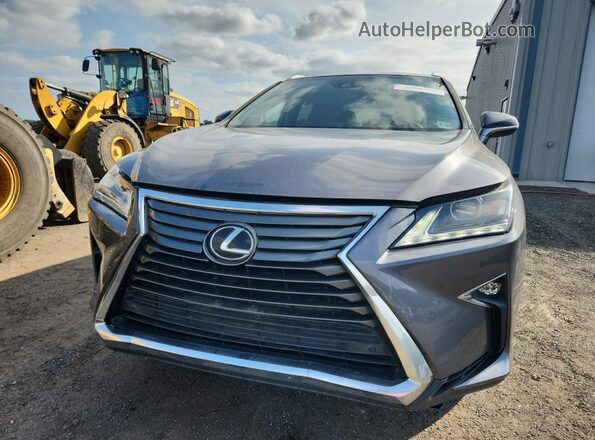 2T2BZMCA3JC159365 2018 LEXUS RX Gray Widok z przodu
