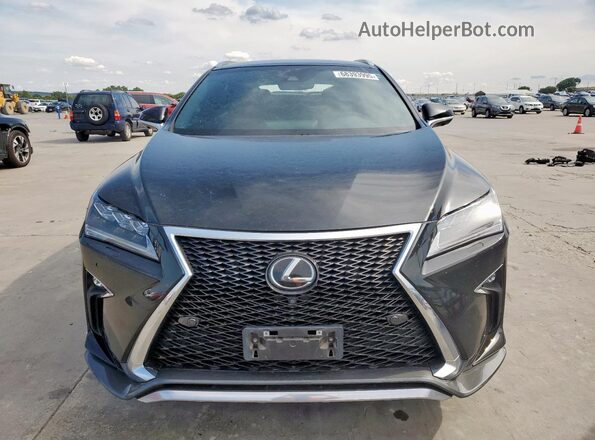2T2BZMCA6JC141068 2018 LEXUS RX Черный Вид спереди