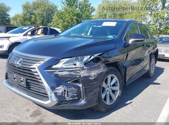 2T2BZMCAXGC009424 2016 LEXUS RX 350 Синий Передняя левая четверть