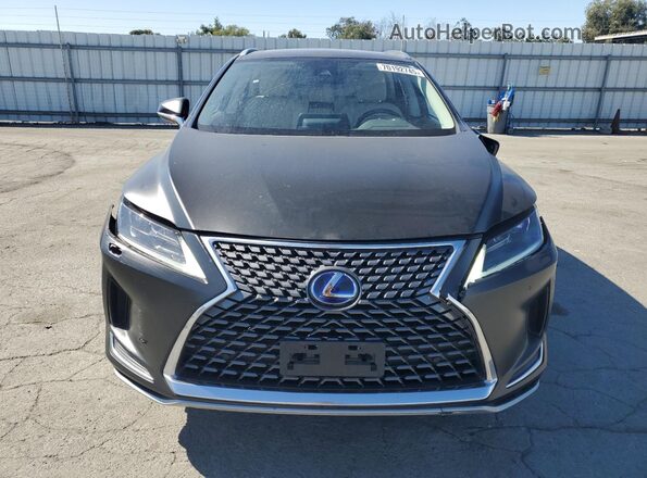 2T2HGMDA0MC062515 2021 LEXUS RX Black Widok z przodu