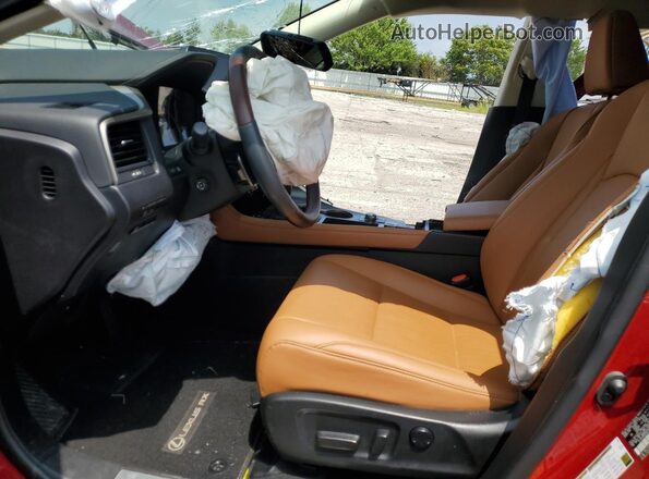 2T2HZMDA0MC280223 2021 LEXUS RX Red Widok wnętrza z przodu