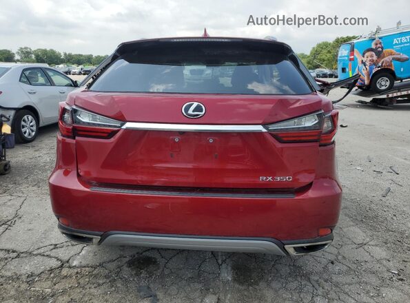 2T2HZMDA0MC280223 2021 LEXUS RX Red Widok z tyłu