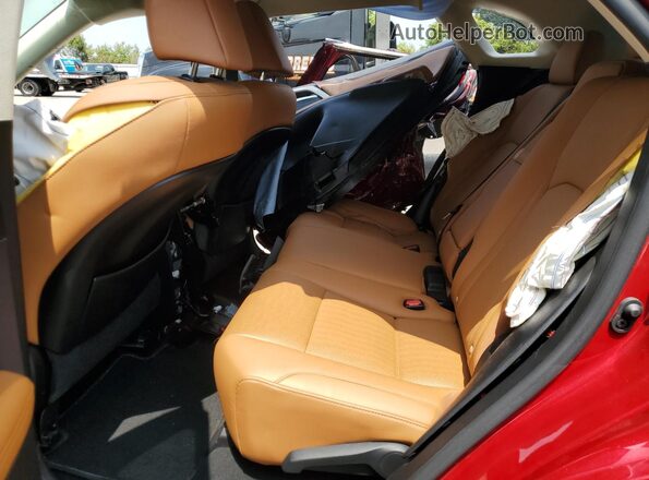 2T2HZMDA0MC280223 2021 LEXUS RX Red Widok wnętrza z tyłu