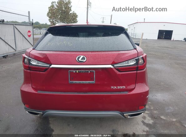 2T2HZMDA9MC272508 2021 LEXUS RX 350 Красный 