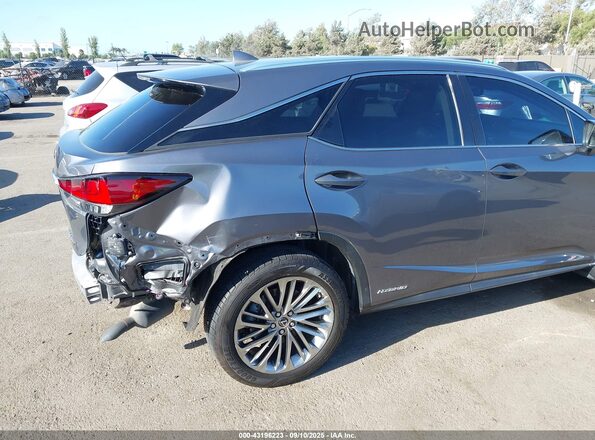2T2JGMDAXLC048847 2020 LEXUS RX 450H Gray 