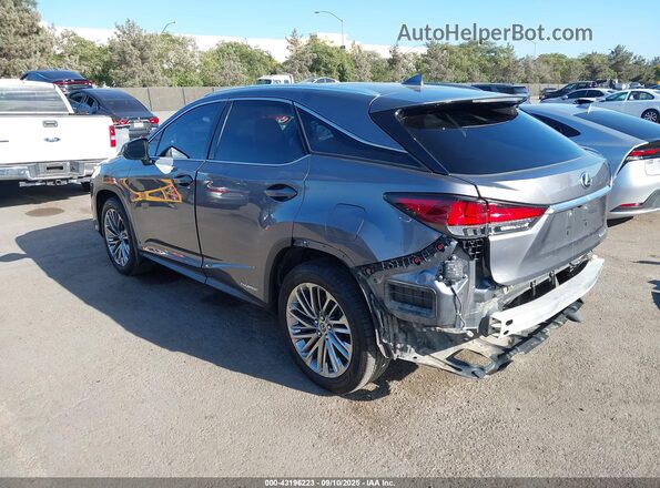 2T2JGMDAXLC048847 2020 LEXUS RX 450H Gray Trasero izquierdo