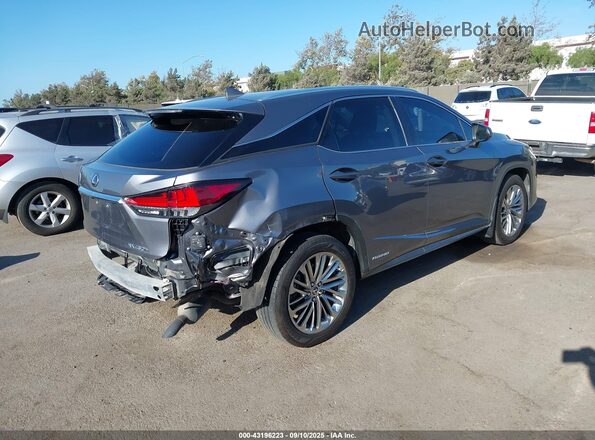 2T2JGMDAXLC048847 2020 LEXUS RX 450H Gray Trasero derecho