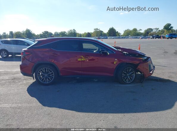 2T2YZMDAXMC299782 2021 LEXUS RX 350 Red Widok wnętrza 360 stopni