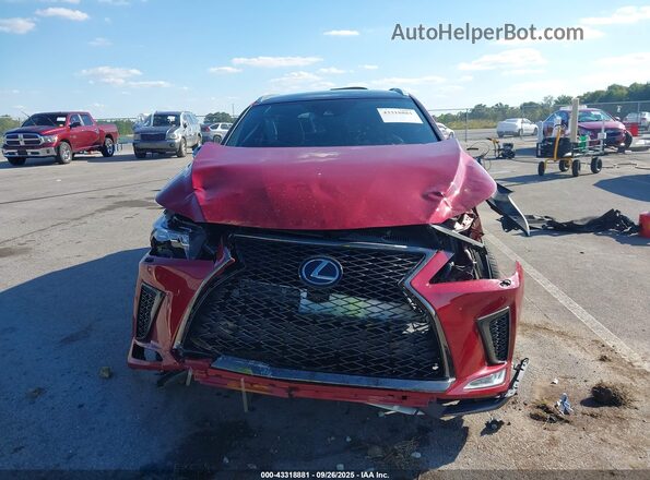 2T2YZMDAXMC299782 2021 LEXUS RX 350 Red Widok wnętrza z tyłu