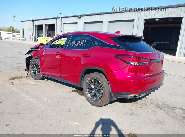 2T2YZMDAXMC299782 2021 LEXUS RX 350 Red Tył lewy