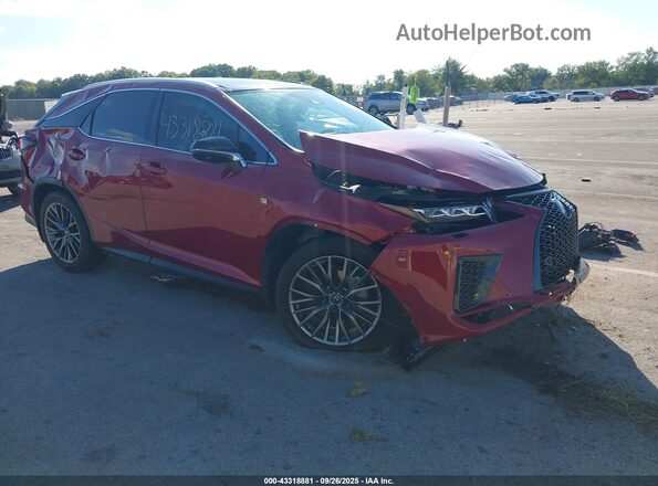 2T2YZMDAXMC299782 2021 LEXUS RX 350 Red Przód prawy