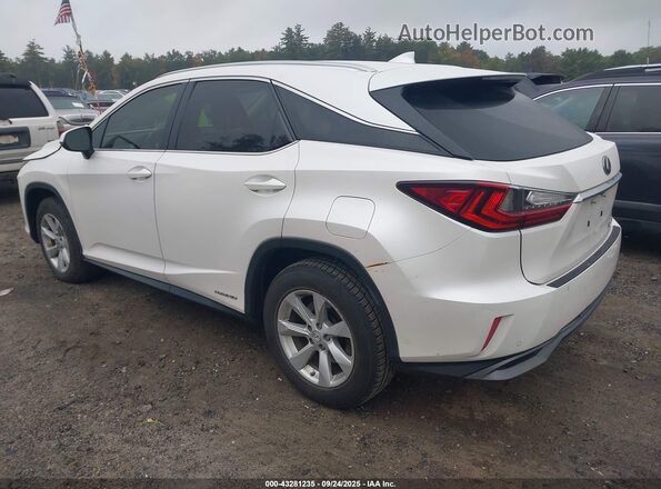 2T2ZFMCA1GC001414 2016 LEXUS RX 450H Белый Задняя левая четверть