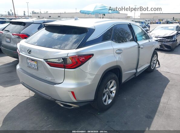 2T2ZZMCA5JC115642 2018 LEXUS RX 350 Серебряный Задняя правая четверть