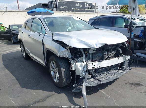 2T2ZZMCA5JC115642 2018 LEXUS RX 350 Серебряный Передняя правая четверть