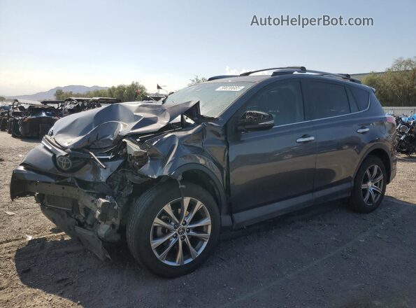 2T3DFREV2JW762316 2018 TOYOTA LIMITED Gray წინა მარცხენა ხედი სამი მეოთხედიდან