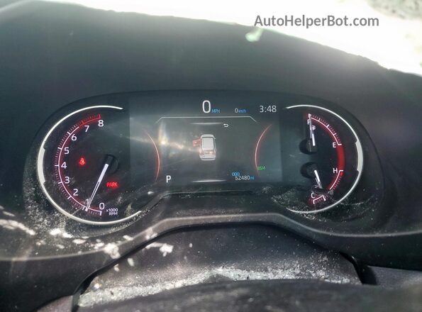 2T3J1RFV7NW286411 2022 TOYOTA RAV4 Черный Вид щитка приборов