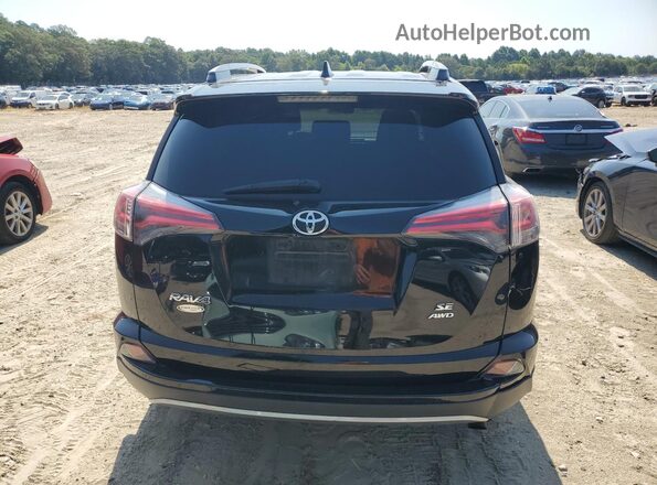 2T3JFREV4JW762174 2018 TOYOTA RAV4 Black Widok z tyłu