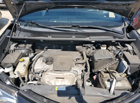 2T3JFREV4JW762174 2018 TOYOTA RAV4 Black Widok komory silnika