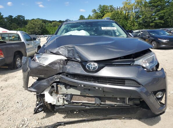 2T3RFREV4JW849611 2018 TOYOTA RAV4 Gray Vista frontal
