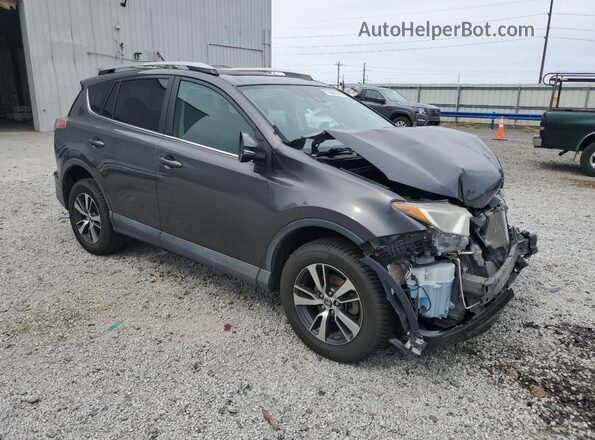 2T3RFREV5JW760808 2018 TOYOTA RAV4 Gray Przód prawy