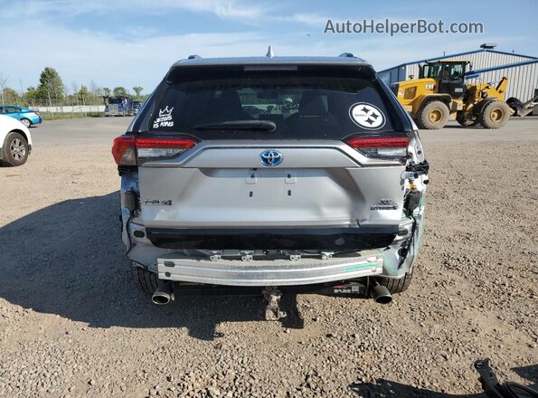 2T3T6RFV8NW030031 2022 TOYOTA RAV4 Серебряный Вид сзади