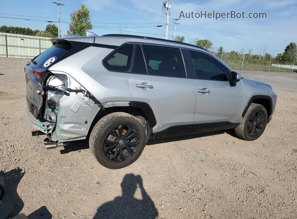 2T3T6RFV8NW030031 2022 TOYOTA RAV4 Серебряный Задняя правая четверть