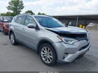 2018 Toyota Rav4 Limited Silver vin: 2T3YFREV1JW513829