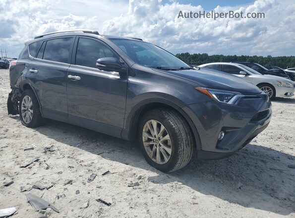 2T3YFREV2JW506257 2018 TOYOTA LIMITED Gray Передня права чверть