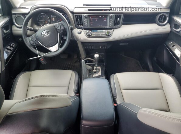 2T3YFREV2JW506257 2018 TOYOTA LIMITED Gray Вид панелі приладів