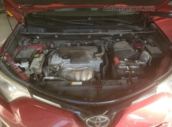 2T3WFREV9JW510572 2018 TOYOTA RAV4 Красный Вид наклейки с VIN-кодом
