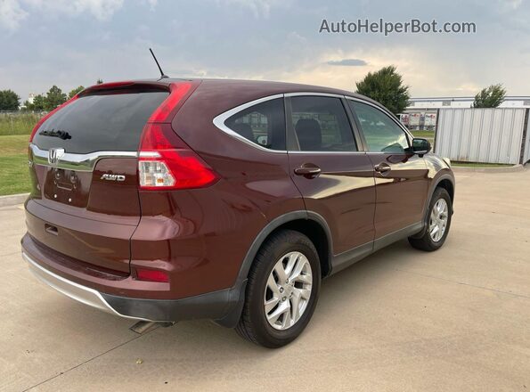 5J6RM4H50GL069356 2016 HONDA CRV Maroon Widok z przodu